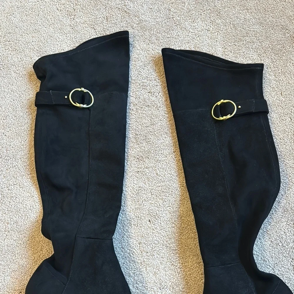 Calvin Klein Elegant Black Knee-High Women's Boots